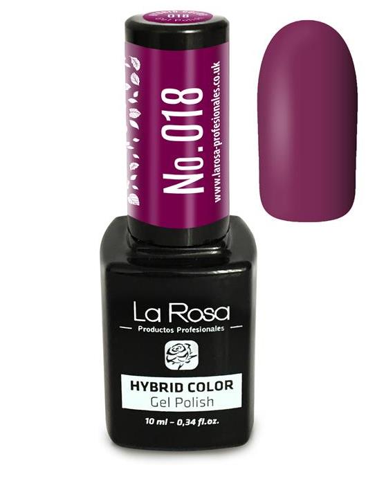 Lakier hybrydowy La Rosa w kolorze cyklamenu