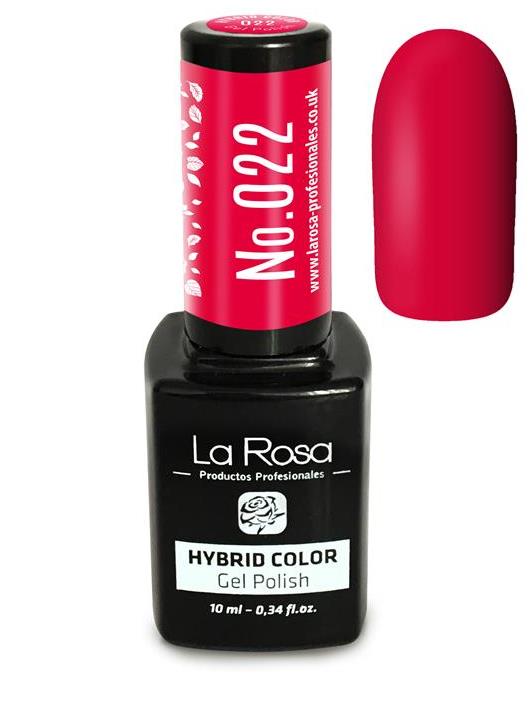Lakier hybrydowy La Rosa w kolorze intensywnej czerwieni
