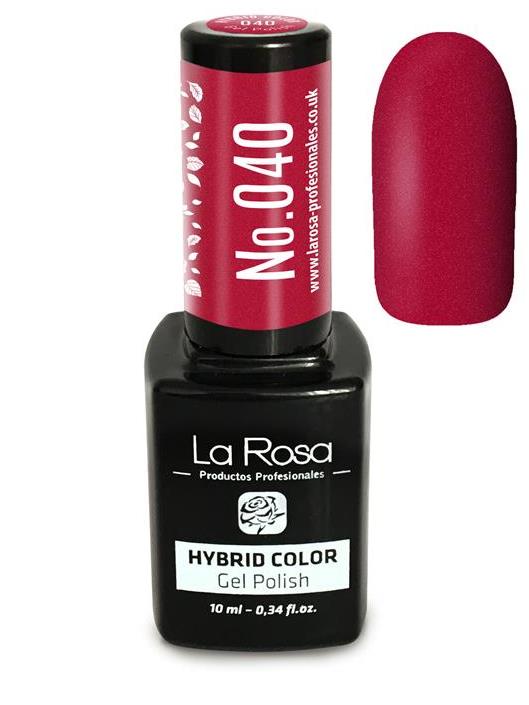 Lakier hybrydowy La Rosa w kolorze szkarłatnej czerwieni