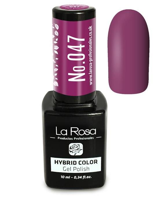 Lakier hybrydowy La Rosa w kolorze fioletowo-śliwkowym