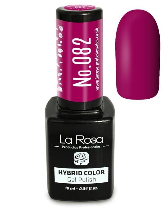 Lakier hybrydowy La Rosa w kolorze winnym
