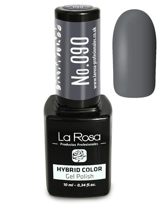 Lakier hybrydowy La Rosa w kolorze stalowym