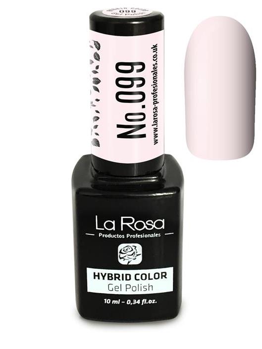 Lakier hybrydowy La Rosa w kolorze mlecznego różu